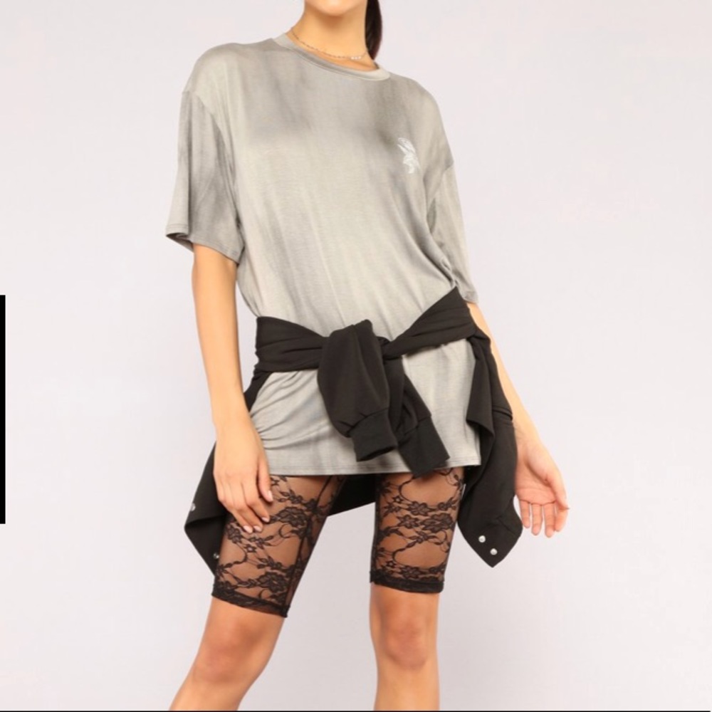 Lace Biker Shorts 1X